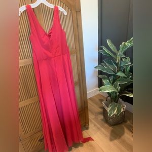 David’s Bridal, color- Apple, Size 4, unaltered, bridesmaid/formal dress